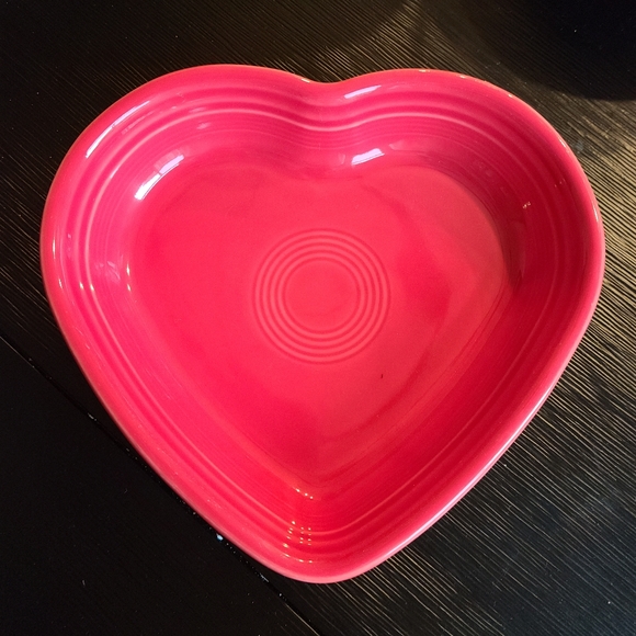 Fiestaware Dining Fiestaware Heart Shaped Bowl Poshmark